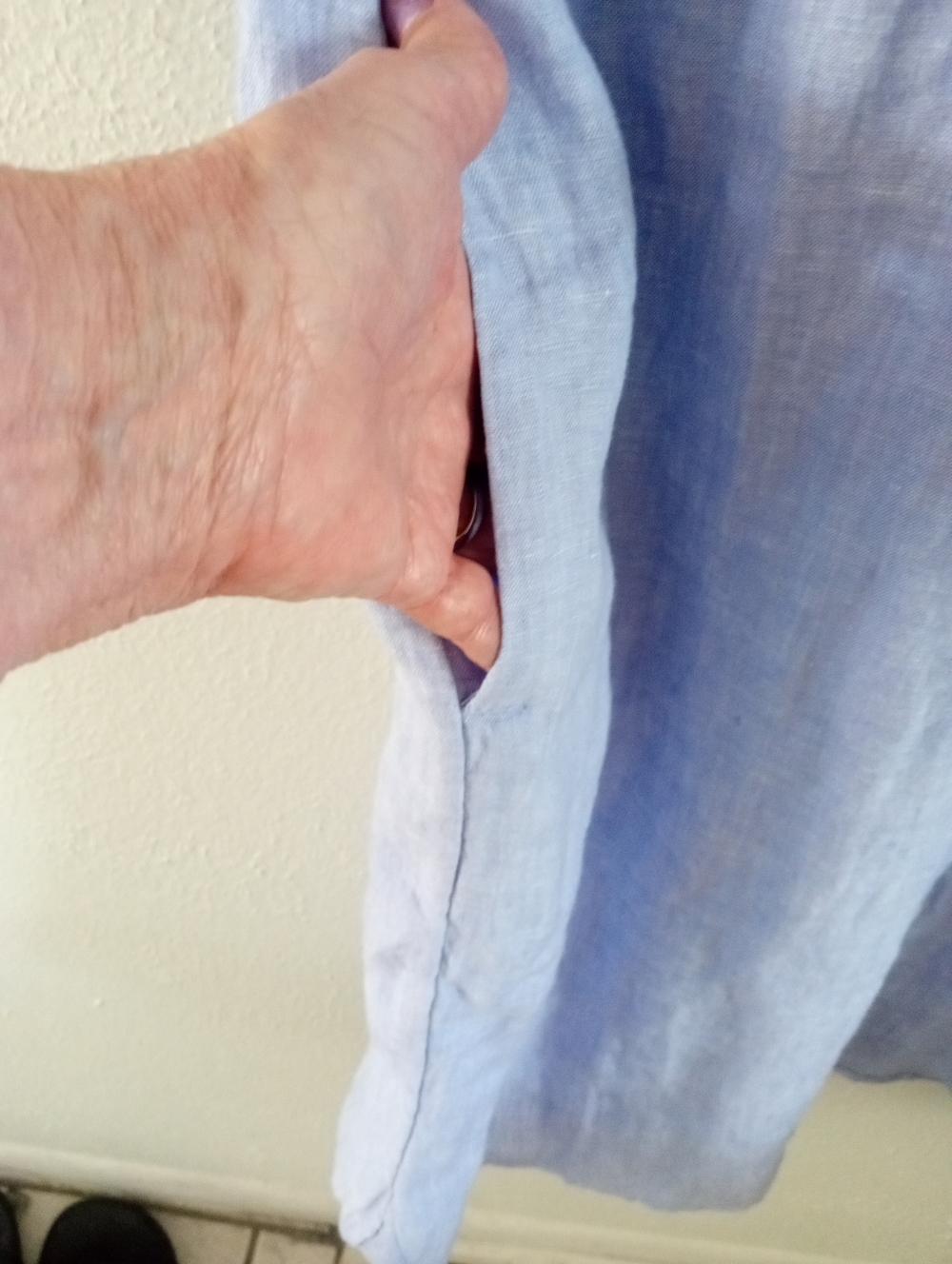 BAIRD MCNUTT J. CREW Irish Linen Chambray Shirt Dress | M - Picture 7 of 11
